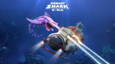 Hungry Shark navigating the ocean.