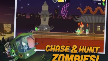 Hunting zombies with a variety of tools.