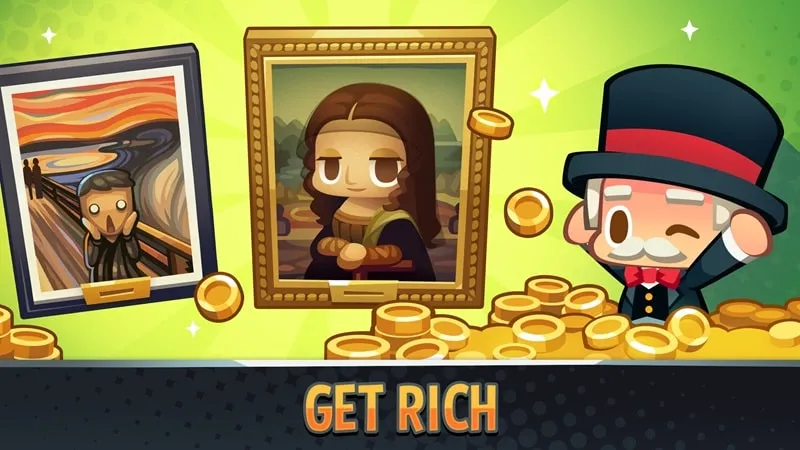 Idle Art Tycoon gameplay showcasing advanced museum features.