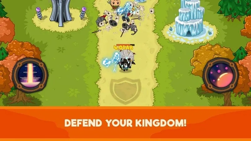 Idle Tower Kingdom gameplay screenshot.