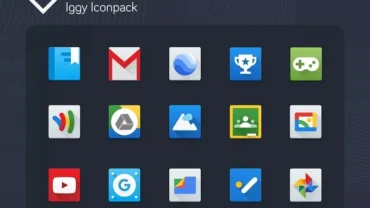 Iggy Icon Pack mod interface showing premium features