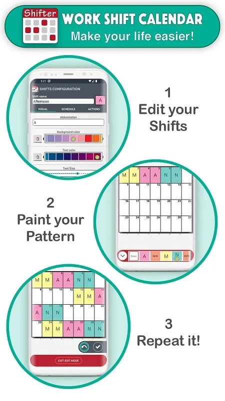 Image showcasing income tracking and note-taking features within the app