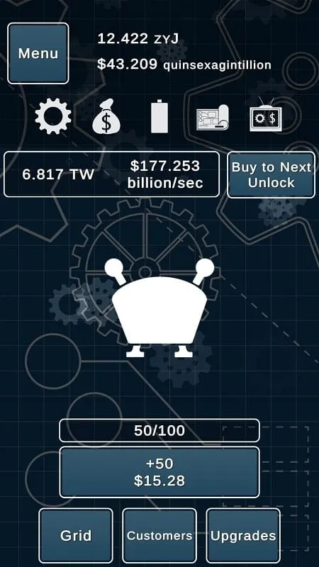 In-game screenshot displaying the abundance of resources available with the unlimited currency mod.