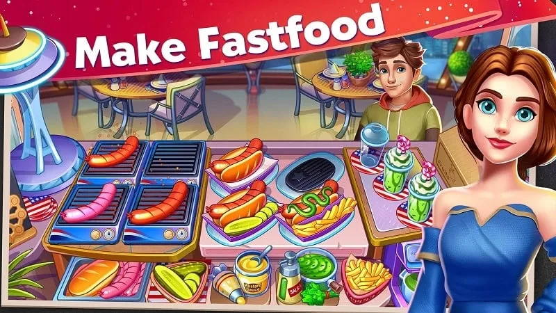 In-game screenshot displaying various cooking tools and equipment available for upgrades.