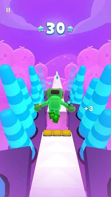 In-game screenshot highlighting the variety of obstacles players need to dodge, emphasizing the importance of agility and quick reflexes.