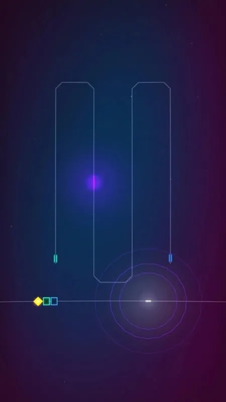 In-game screenshot of Linelight showcasing the vibrant colors and minimalist puzzle design.