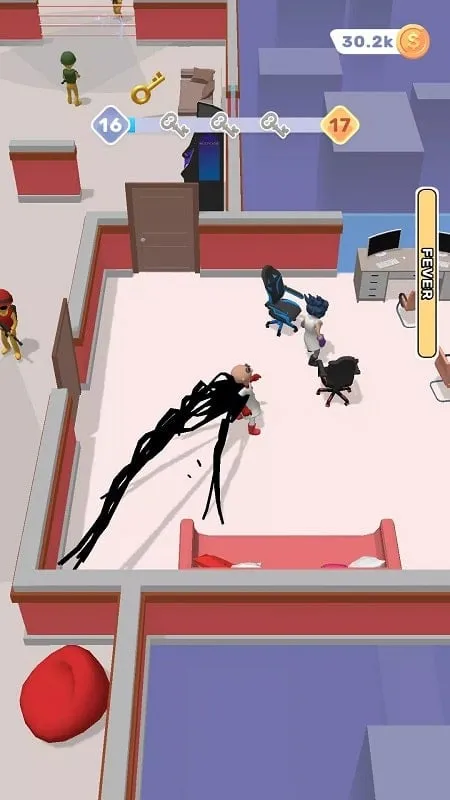 In-game screenshot showcasing the laboratory environment.