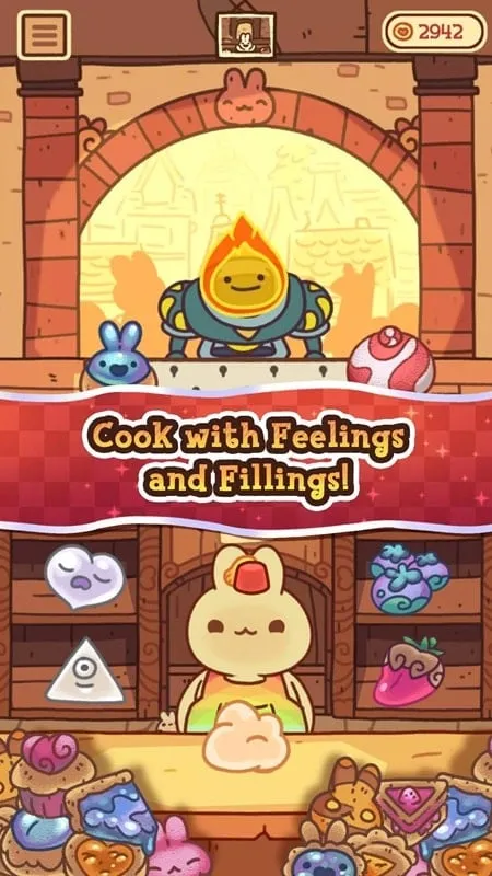 In-game screenshot showing the variety of cakes available in BunnyBuns.