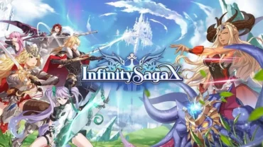 Infinity Saga X in-game screenshot.