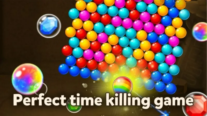 Installing Bubble Pop Origin mod apk on Android device.