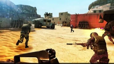 Installing Bullet Force MOD APK on an Android Device.