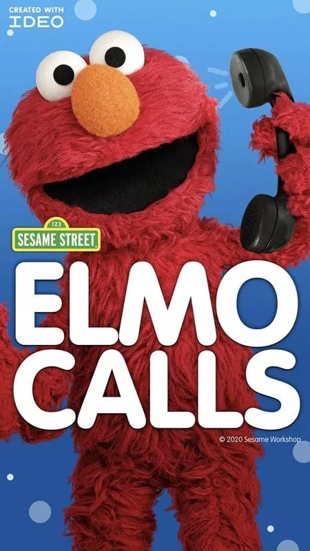 Installing Elmo Calls Mod APK on an Android device.