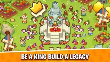 Installing Me is King MOD APK on an Android smartphone.