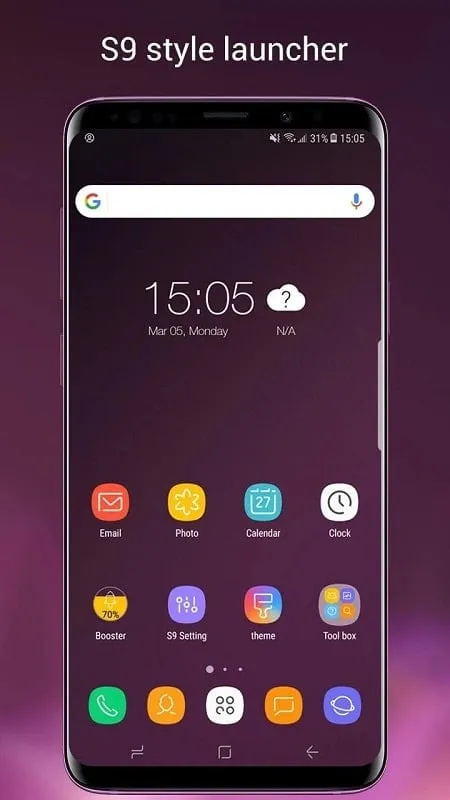 installing Super S9 Launcher for Galaxy S mod on Android