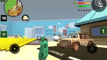 Installing the Army Toys Town MOD APK on an Android smartphone.