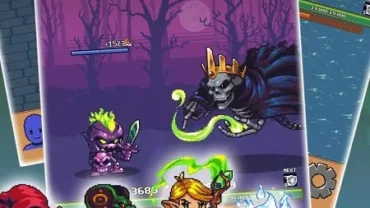 Installing the Idle Grindia Dungeon Quest MOD APK on an Android device.