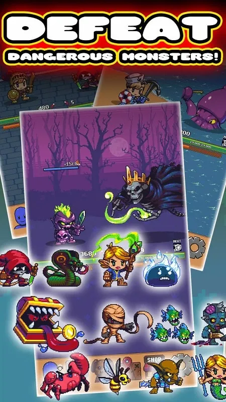 Installing the Idle Grindia Dungeon Quest MOD APK on an Android device.