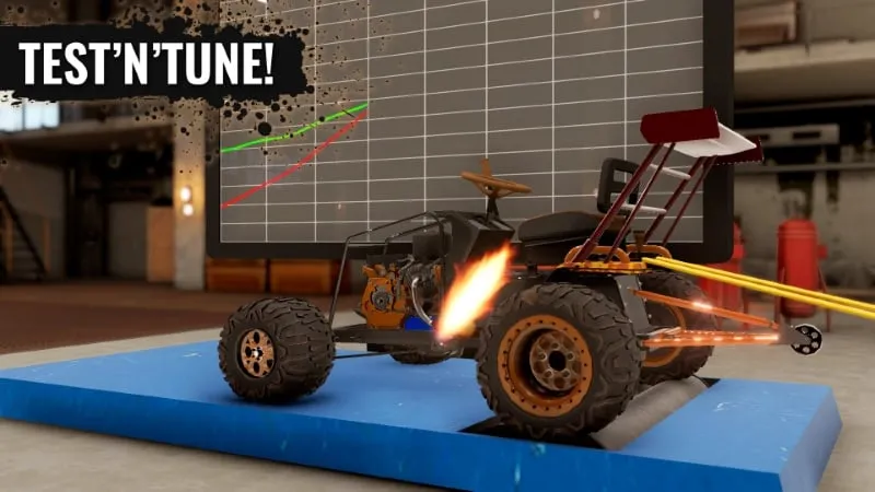 Installing the Offroad Outlaws Drag Racing MOD APK on an Android smartphone.