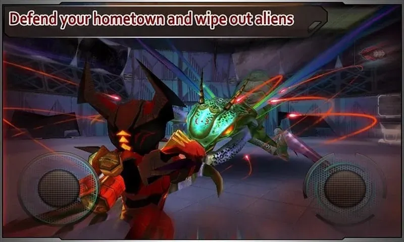 Installing the Star Warfare Alien Invasion MOD APK on an Android device.