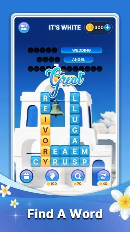 Installing the Word Search Block Puzzle Game MOD APK on an Android smartphone.