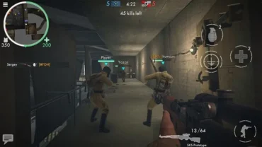 Installing the World War Heroes MOD APK on an Android phone.