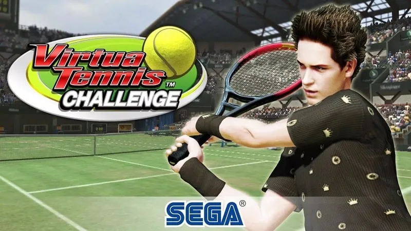 Installing Virtua Tennis Challenge MOD APK on an Android device.