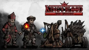 Kings Blood The Defense initial game screen.