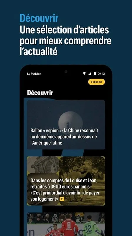 Le Parisien showcasing diverse content formats