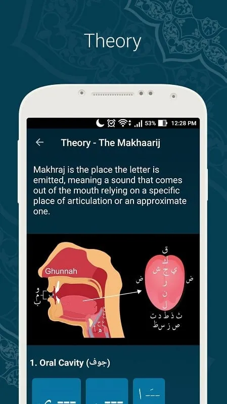 Learn Quran Tajwid mod visual examples