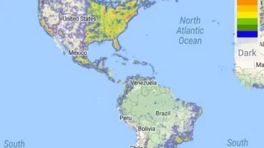 Light Pollution Map mod interface showing premium features