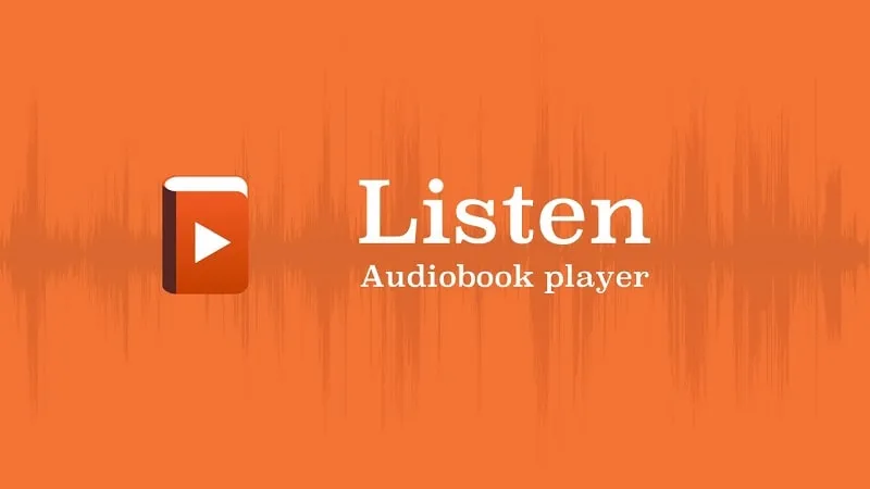 Listen Audiobook Player interface showing main features