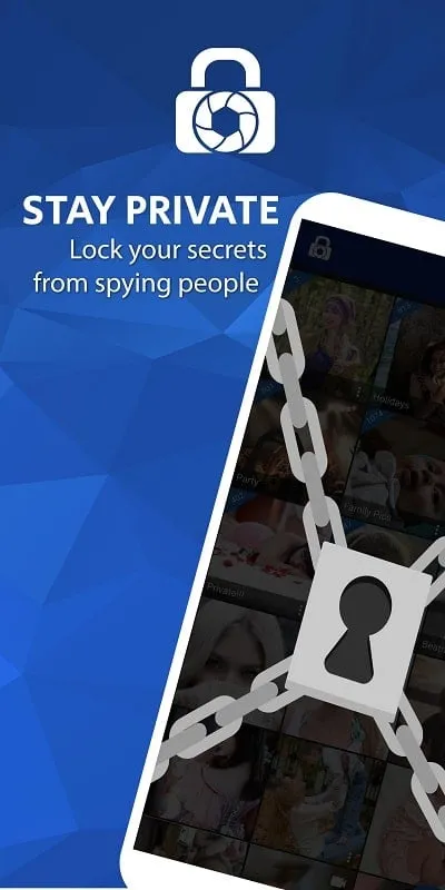 LockMyPix PRO mod using fingerprint to unlock