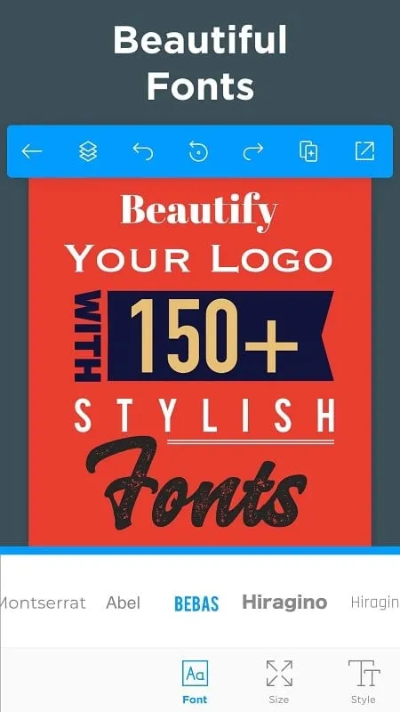 Logo Maker mod với các tính năng pro đã được mở khóa