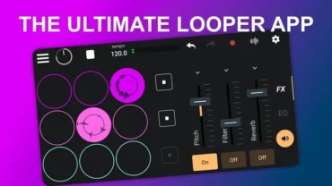 Loopify Live Looper mod interface showing premium features