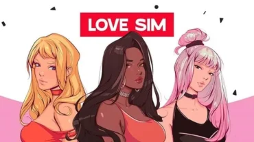 Lovesim: Your Hollywood Celebrity Girl game cover.