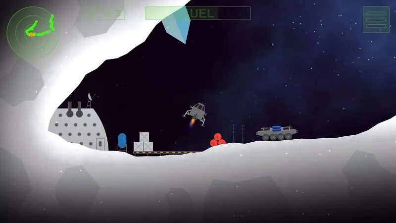 Lunar Rescue Mission Pro gameplay with enhanced vehicles.