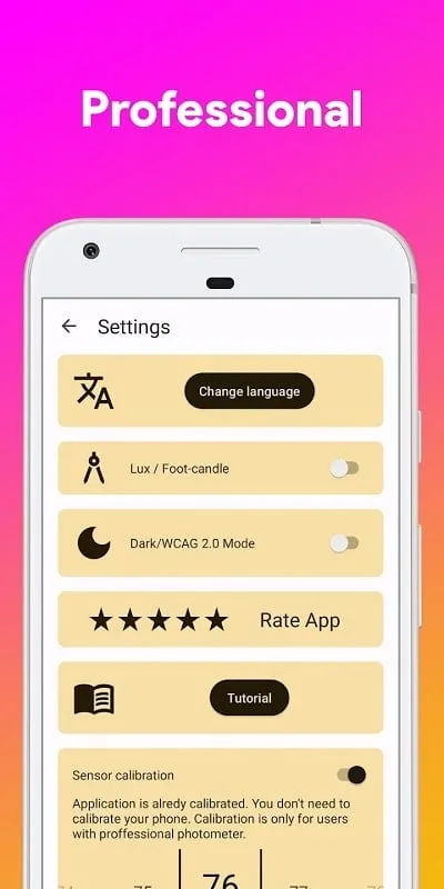 Lux Light Meter Photometer PRO mod apk free 