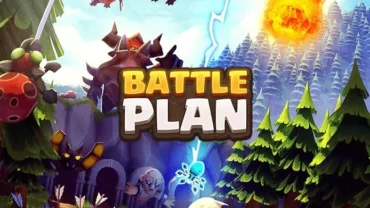 Main screen of Battle Plan showing gameplay.