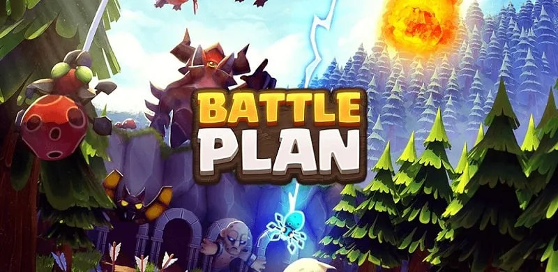 Main screen of Battle Plan showing gameplay.