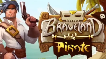 Main screen of Braveland Pirate depicting the gameplay.