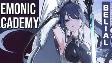 Main screen of Demonic Academy showcasing its pixel art style.