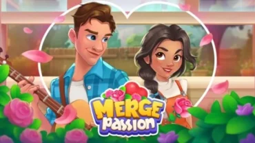 Main screen of Merge Passion showcasing the gameplay