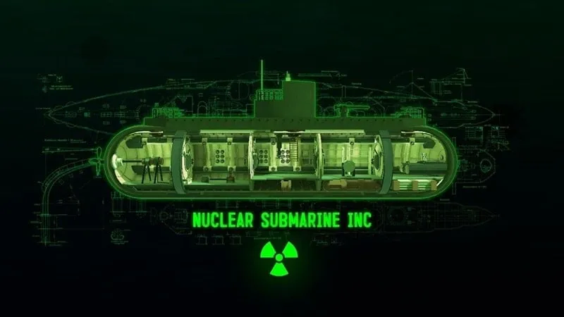 Main screen of Nuclear War Submarine inc showcasing the gameplay.