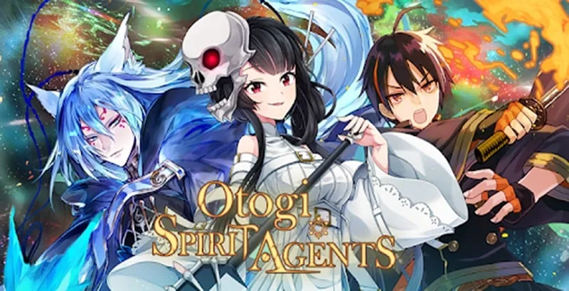 Tela inicial do Otogi Spirit Agents.