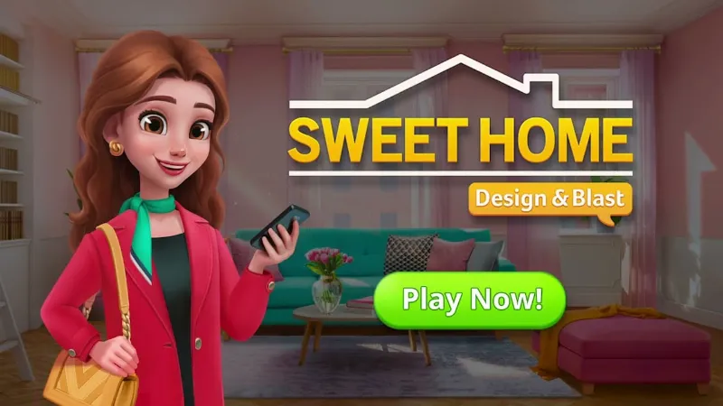 Main screen of Sweet Home showcasing the gameplay.