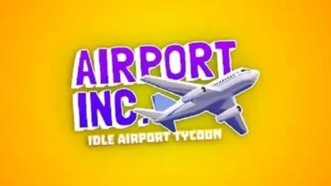 Main screen of the Airport Inc. game showing various airport facilities.