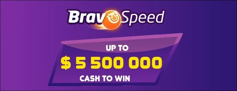 Main screen of the BravoSpeed game.