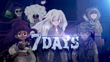 Main screen of the game 7Days Mystery Visual Novel.