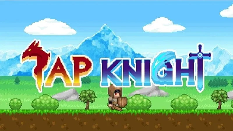 Main screen showcasing the core gameplay loop in Tap Knight.