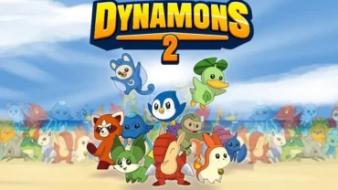 Main screen showcasing the vibrant world of Dynamons 2.